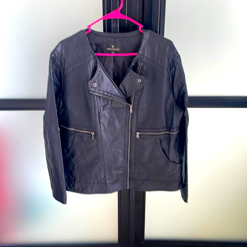 Beautiful moto-style black jacket